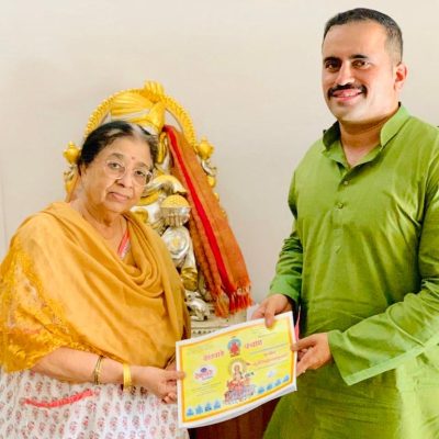 Famous Indian singer Usha Mangeshkar